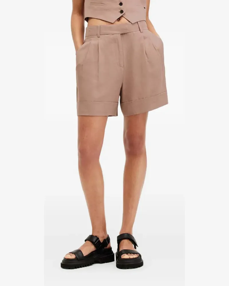 AllSaints pleated-cuffed shorts - Braun Braun