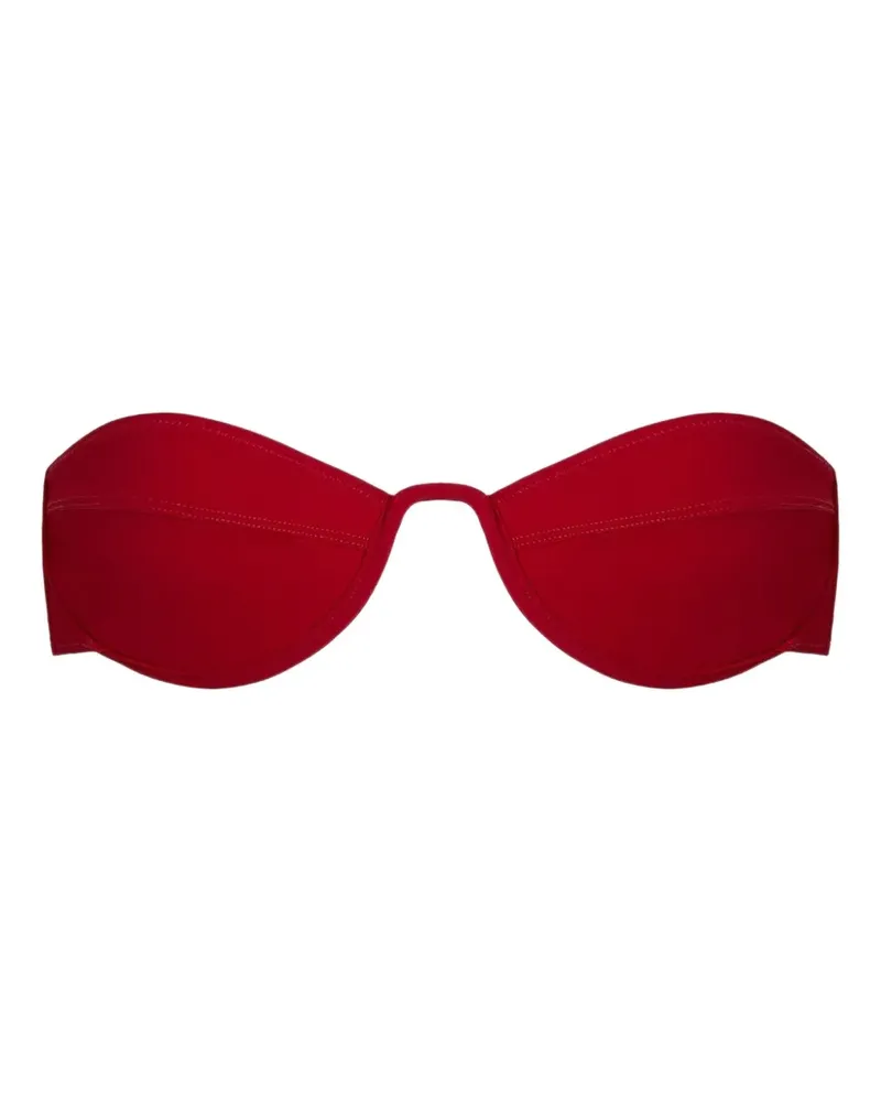TROPIC of C Mariel strapless bikini top - Rot Rot