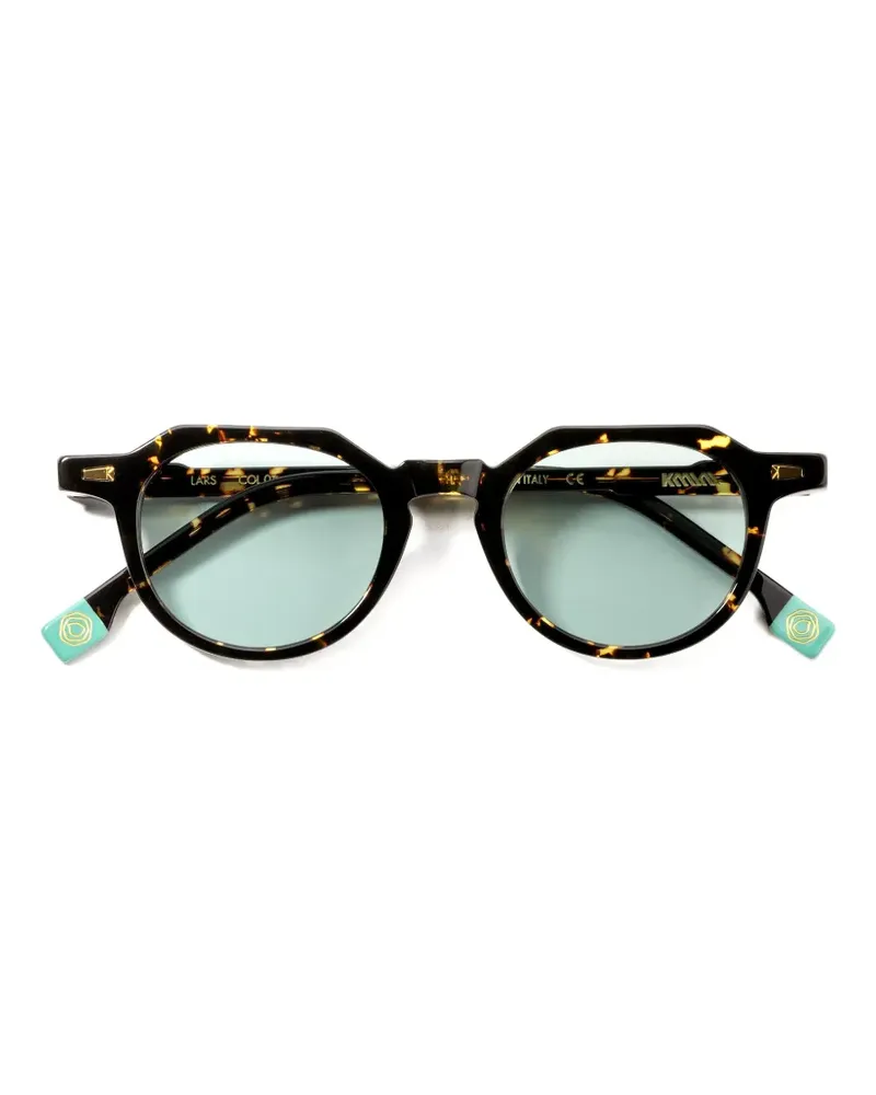 Kyme Lars Sonnenbrille mit geometrischem Gestell - Braun Braun