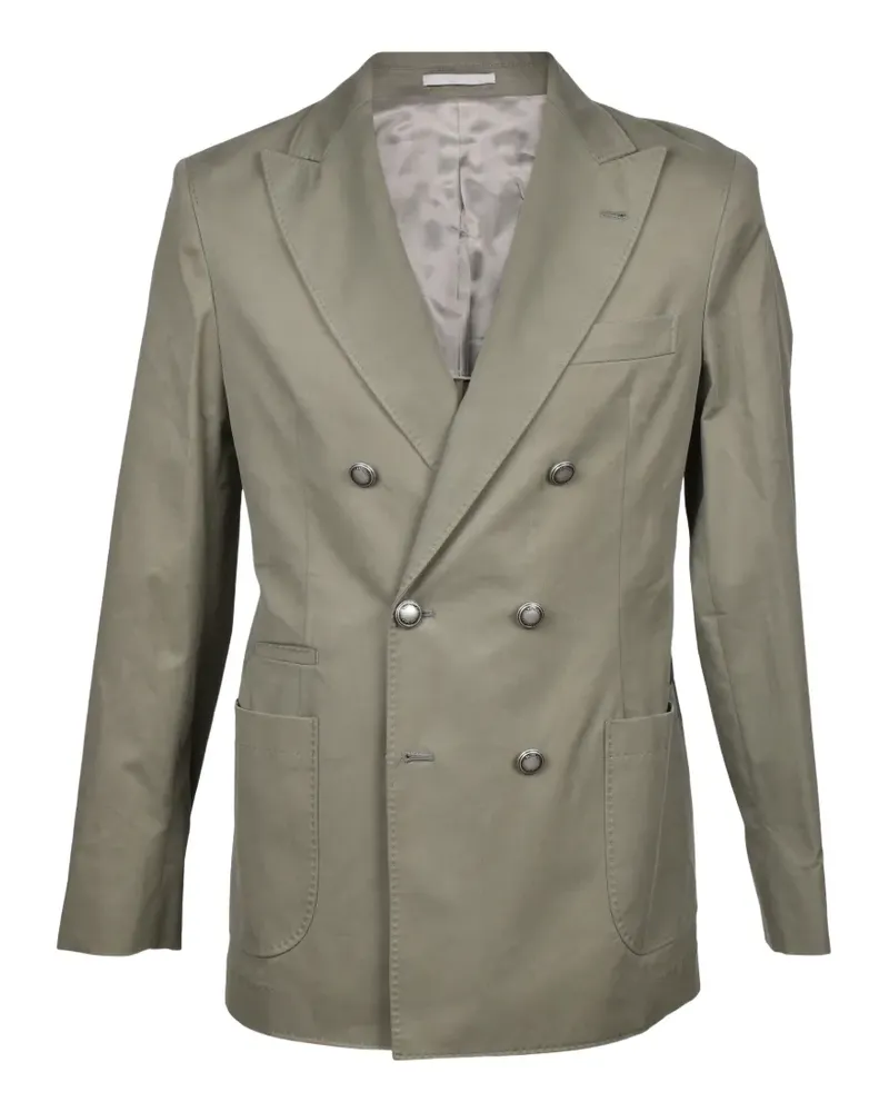 Brunello Cucinelli double-breasted blazer - Grün Grün