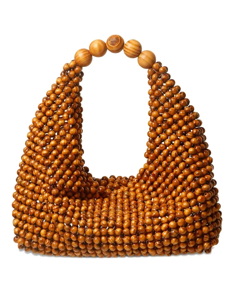 0711 Ella Schultertasche - Braun Braun