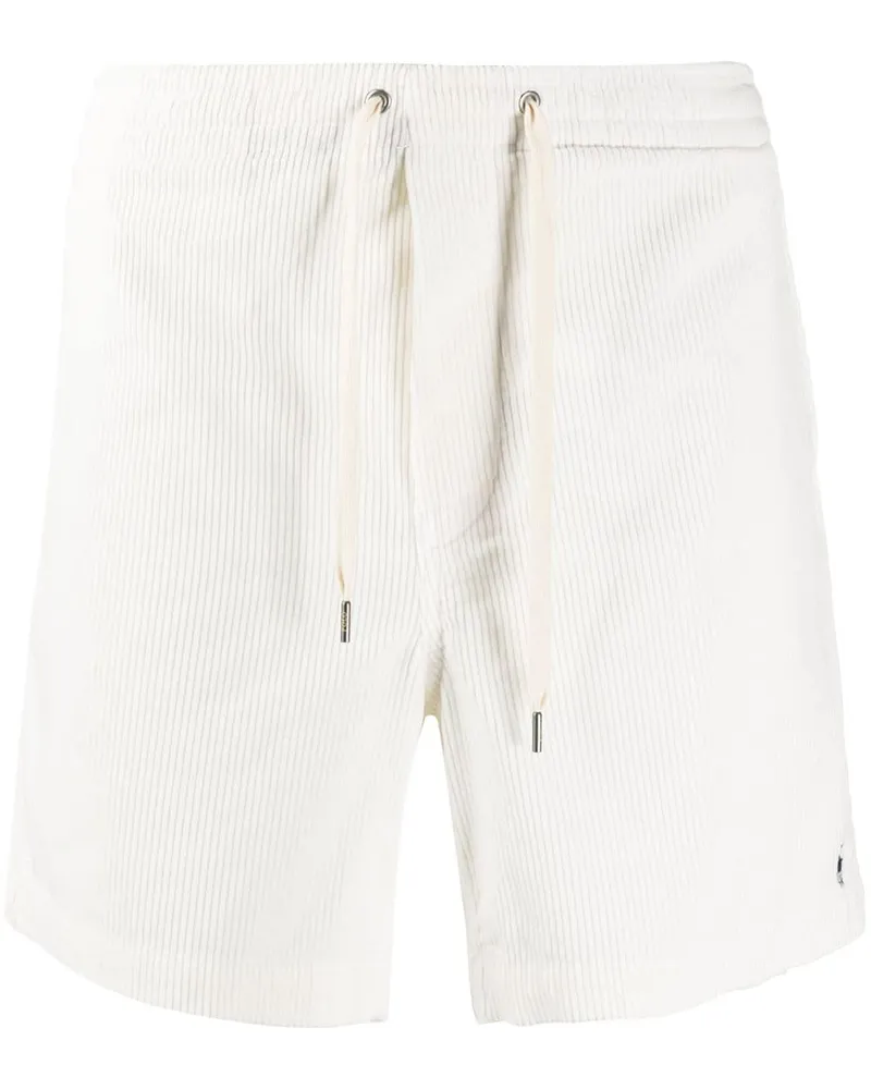 Ralph Lauren Cordshorts mit geradem Bein - Weiß Weiß