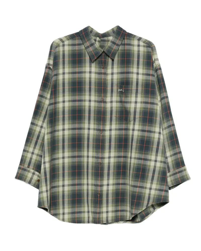 JUUN.J Kariertes Hemd mit Tasche - Grün Grün