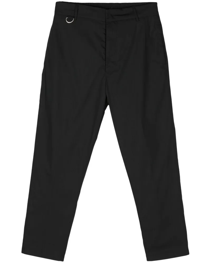 Low Brand Halbhohe Tapered-Hose Schwarz