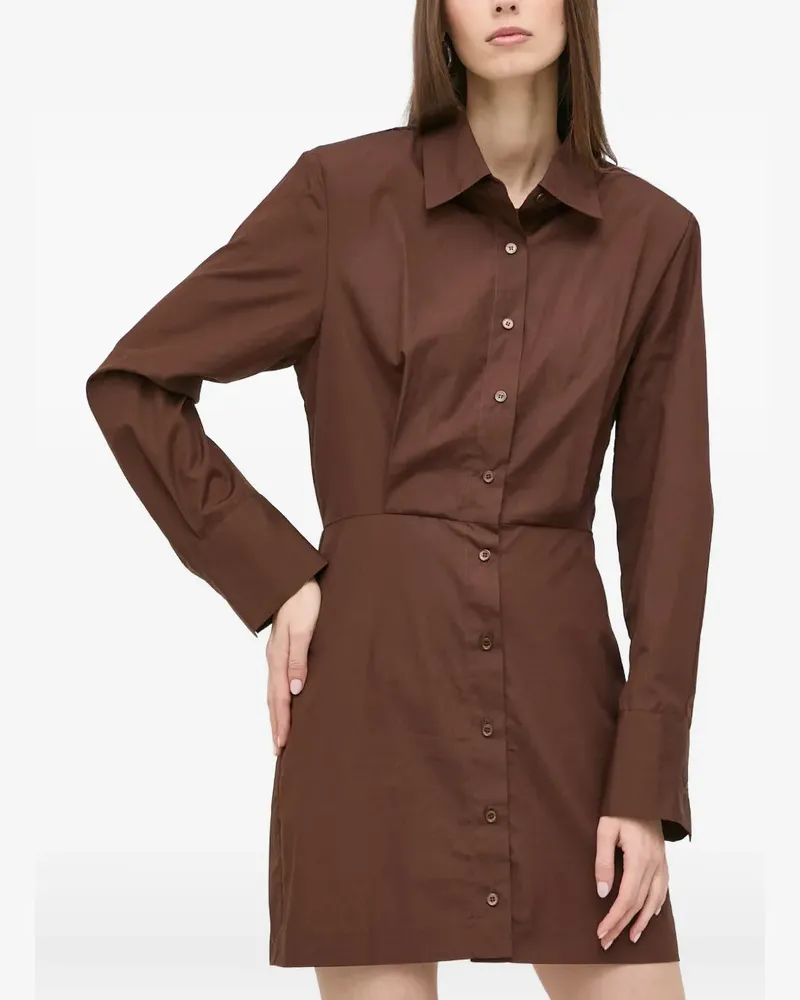 Miss Sixty Midikleid mit langen Ärmeln - Braun Braun