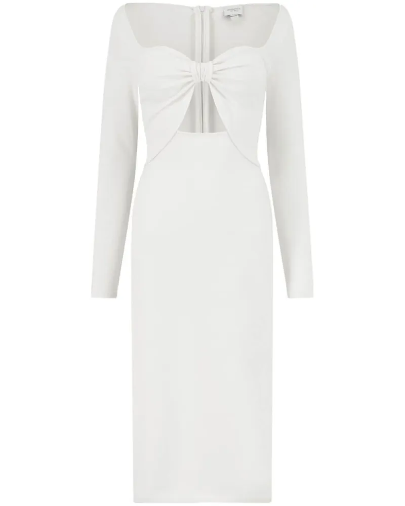 Giambattista Valli Midikleid mit Cut-Outs - Weiß Weiß