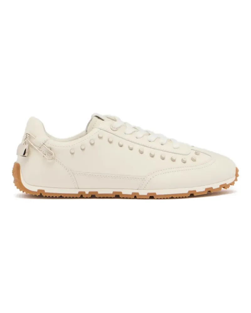 Bally Quarry stud-embellished sneakers - Weiß Weiß