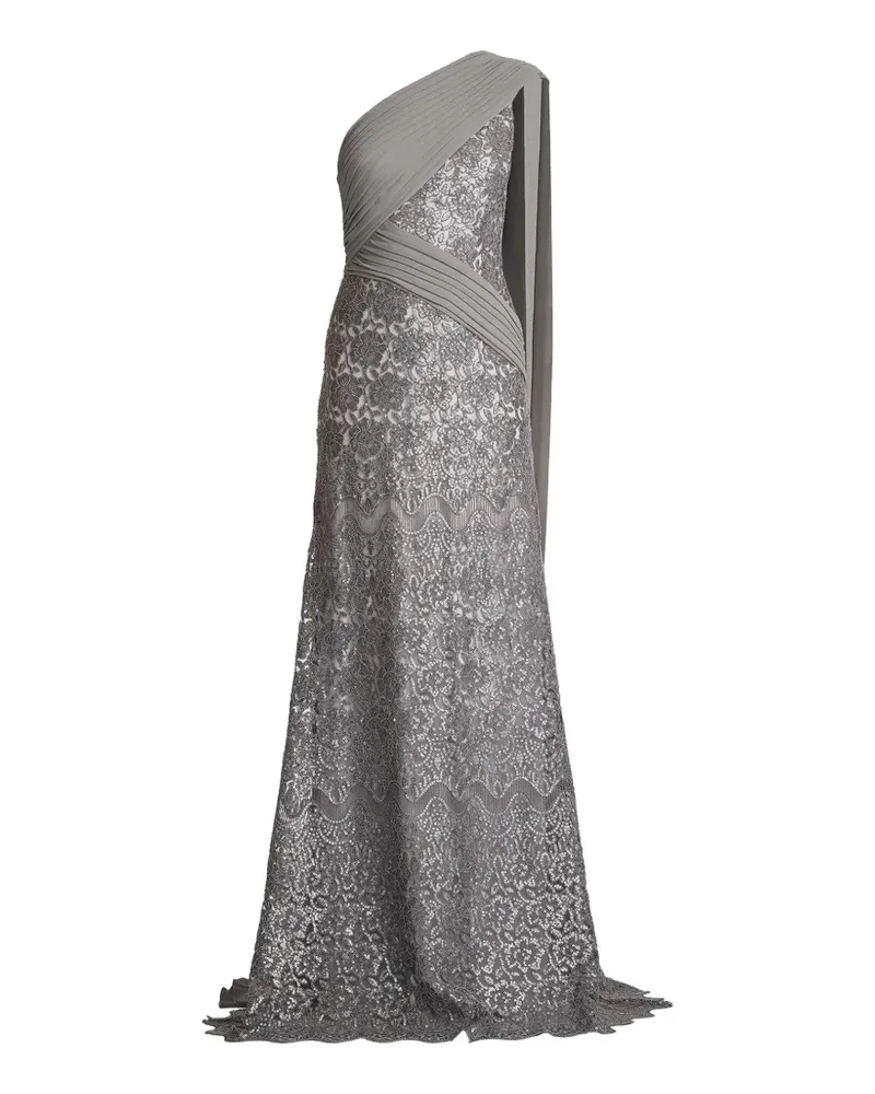 Tadashi Shoji Eamon sequin-embellished one-shoulder gown - Grau Grau