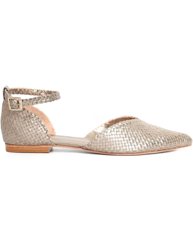 Sarah Chofakian Matcha Pumps - Gold Gold