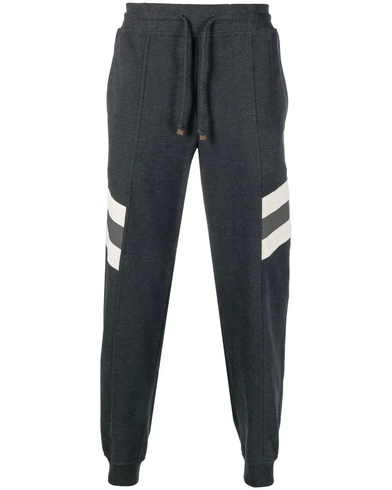 Brunello Cucinelli Jogginghose mit Kordelzug - Schwarz Schwarz