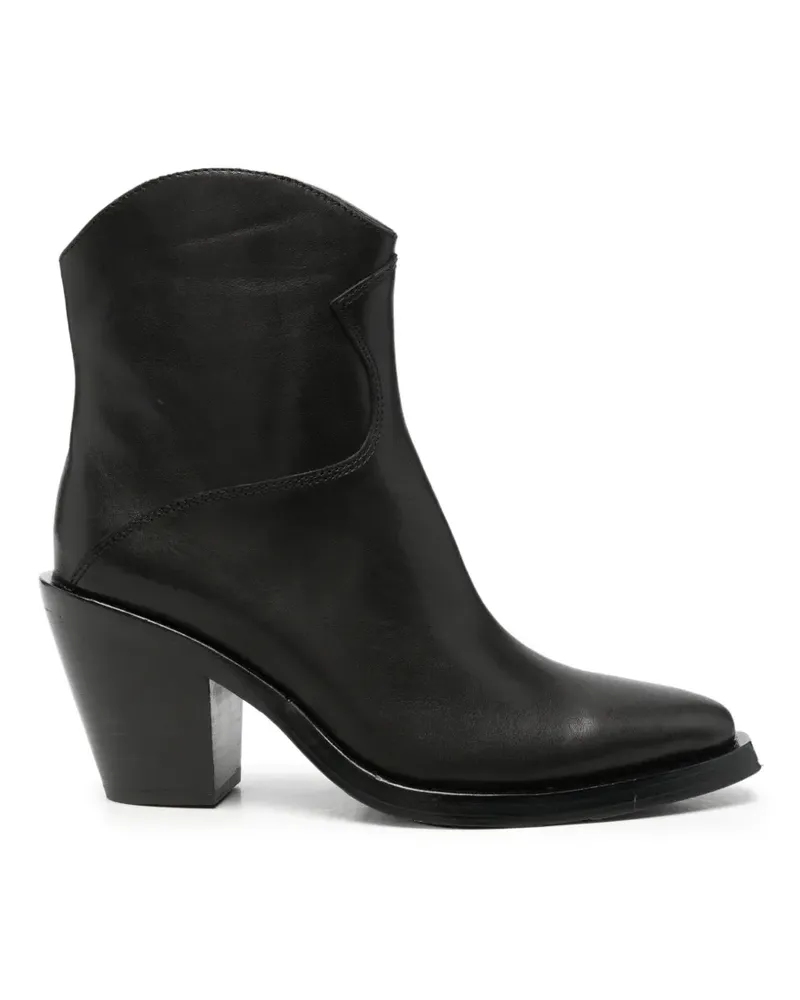 ash Judy Stiefel mit spitzer Kappe - Schwarz Schwarz