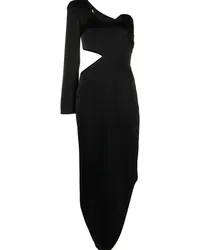 V:PM ATELIER Asymmetrisches Kleid Schwarz