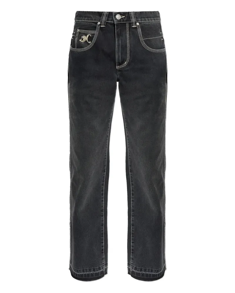 Isabel Marant Jeyda embroidered jeans - Schwarz Schwarz