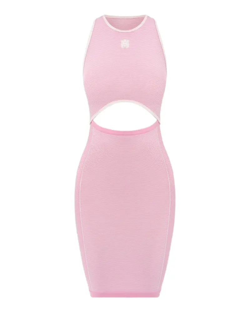 Amiri MA seamless cut-out mini dress - Rosa Rosa