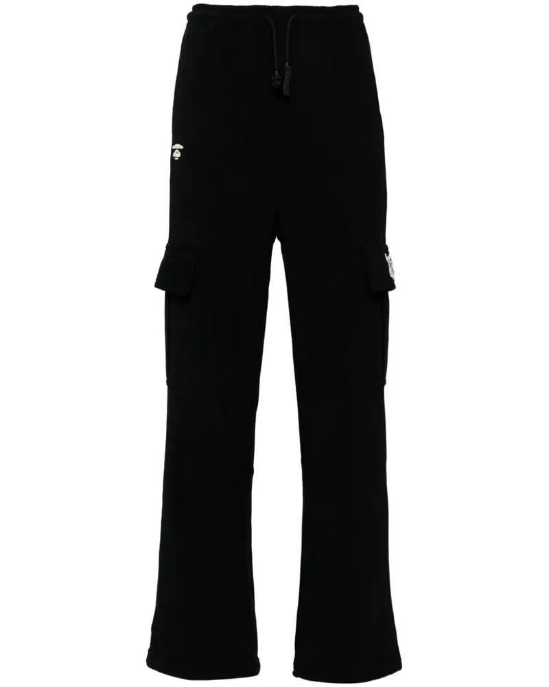 BAPE Cargohose mit Logo - Schwarz Schwarz