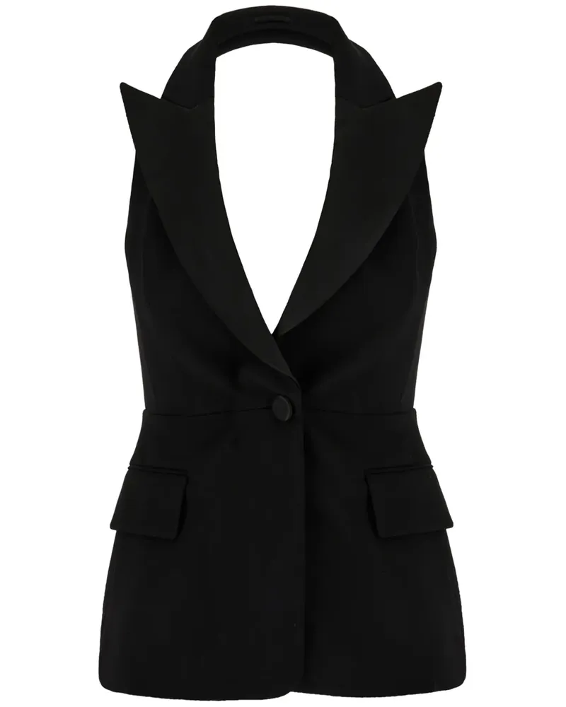 Max Mara Aletta Weste - Schwarz Schwarz