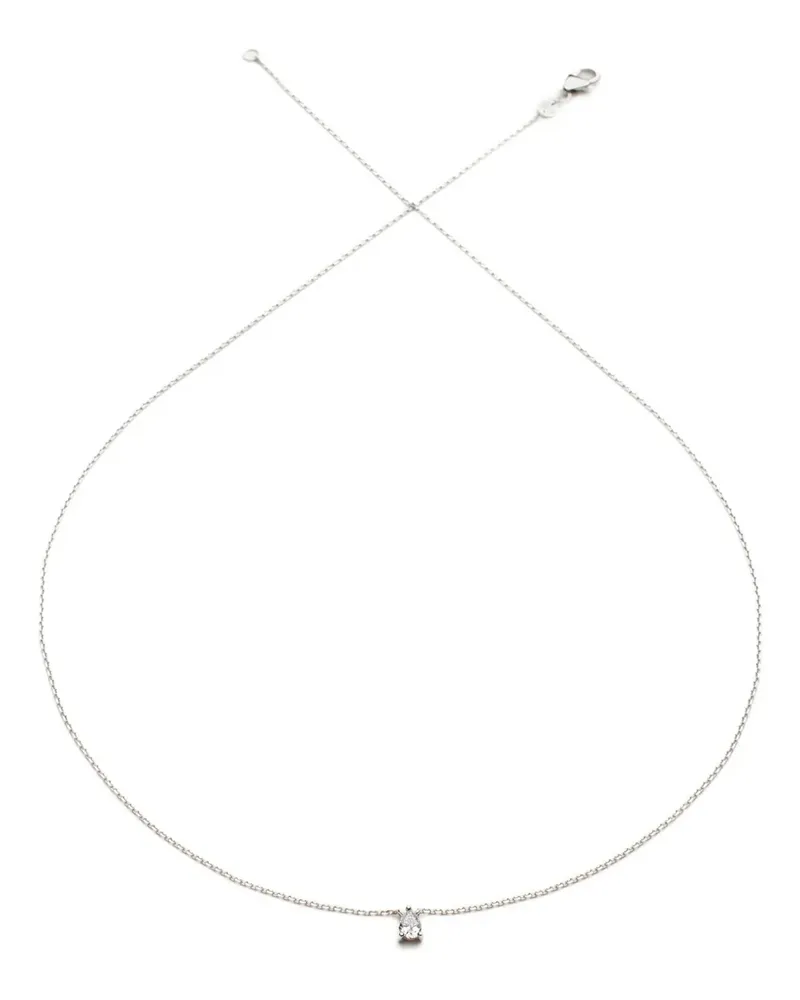 WHITE BIRD 18K white gold Fancy diamond necklace - Weiß Weiß