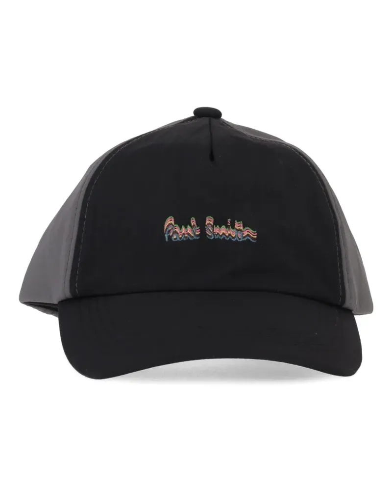 Paul Smith Baseballkappe mit Logo - Schwarz Schwarz