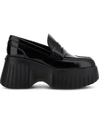 Hogan Loafer mit Plateau Schwarz