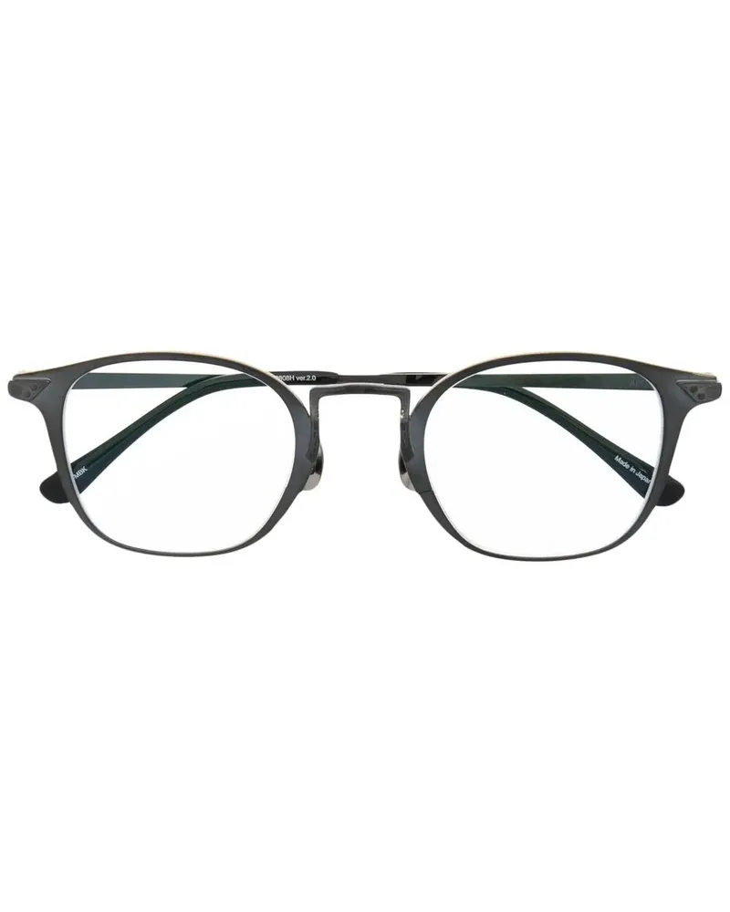 MATSUDA Brille mit rundem Gestell - Schwarz Schwarz
