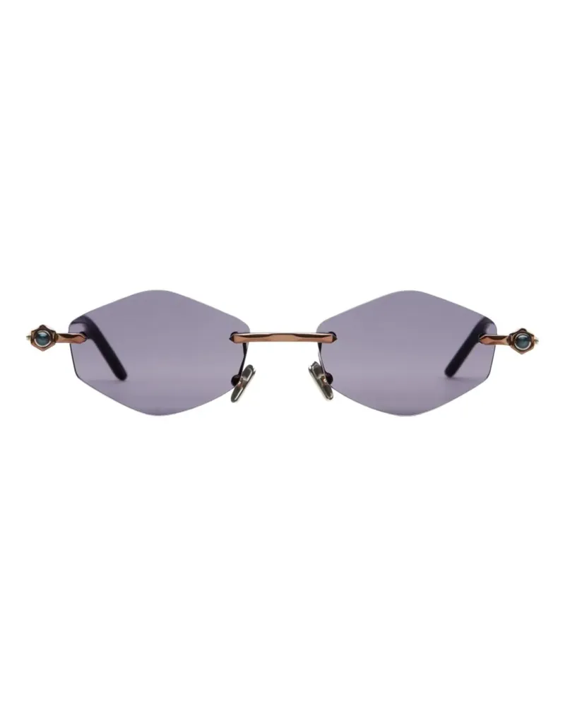 KUBORAUM P60 Sonnenbrille - Braun Braun