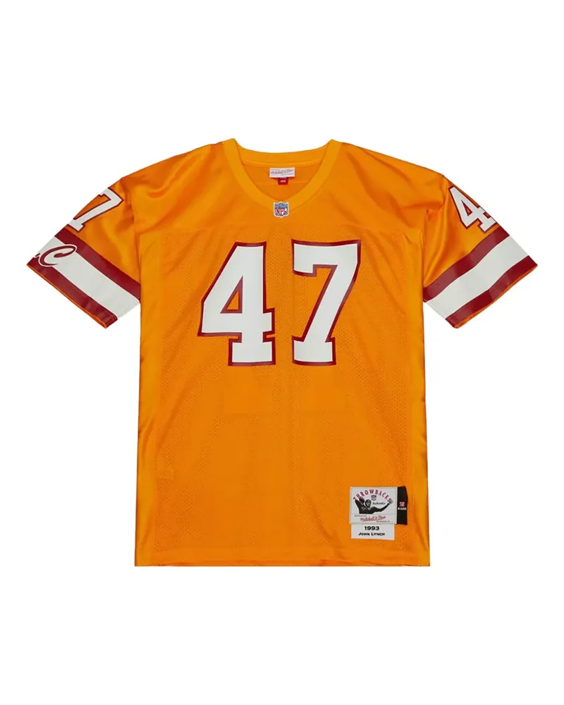 Mitchell & Ness NFL 1993 John Lynch Tampa Bay Buccaneer T-Shirt - Orange Orange