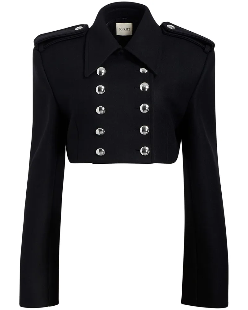 KHAITE Leara Jacke - Schwarz Schwarz