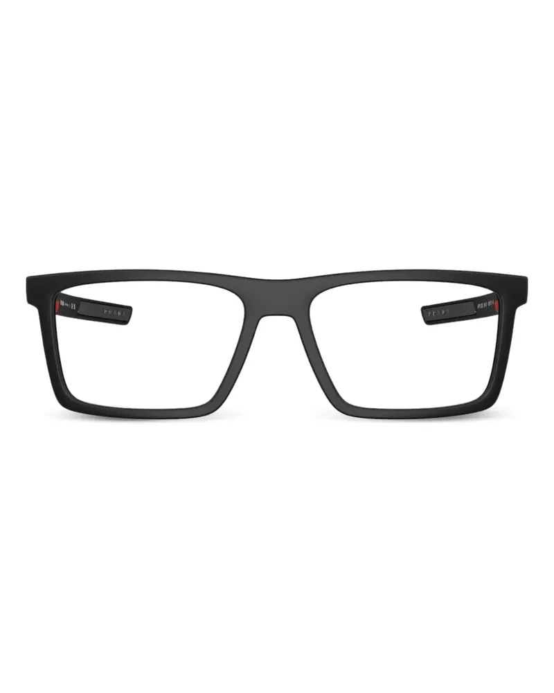 Prada rectangle glasses - Schwarz Schwarz