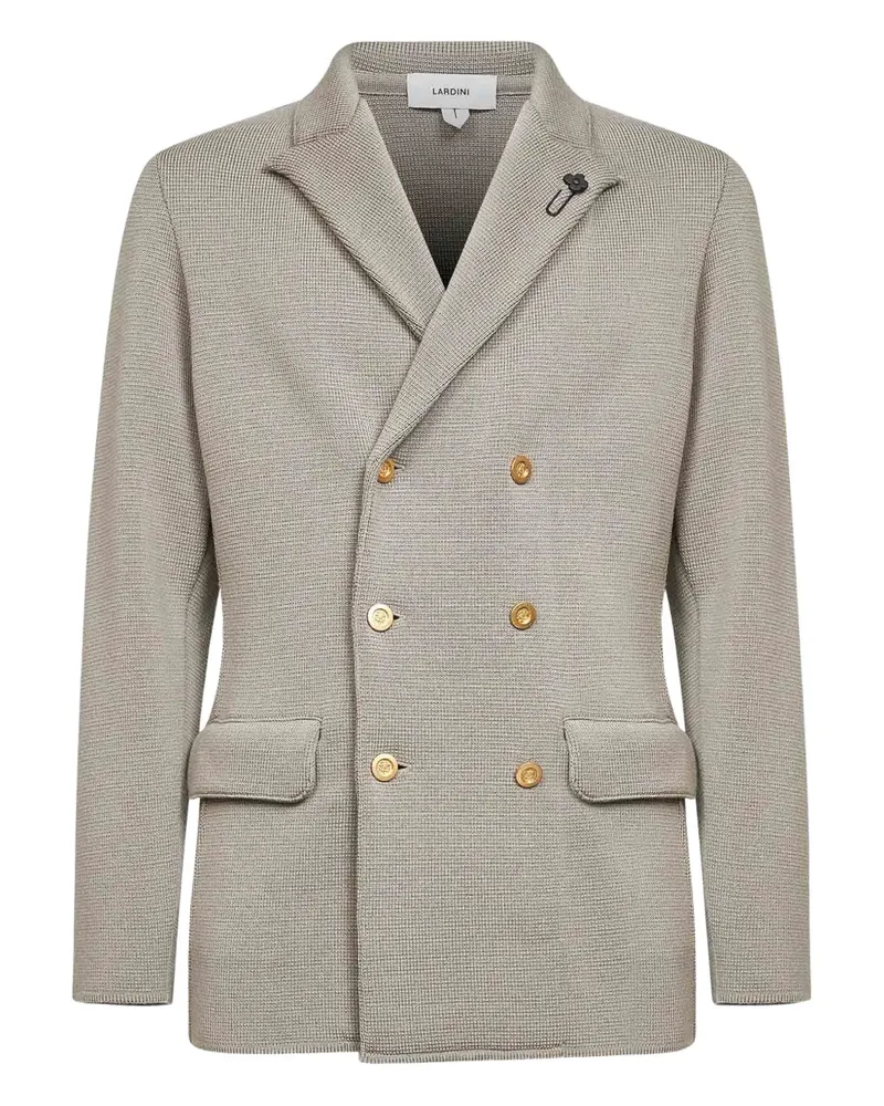 LARDINI double-breasted jacket - Nude Nude