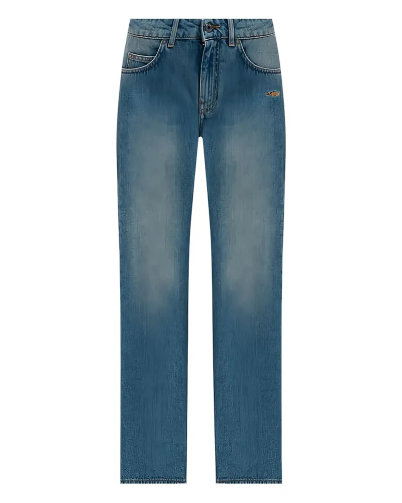 OFF-WHITE Jeans mit Logo-Stickerei - Blau Blau