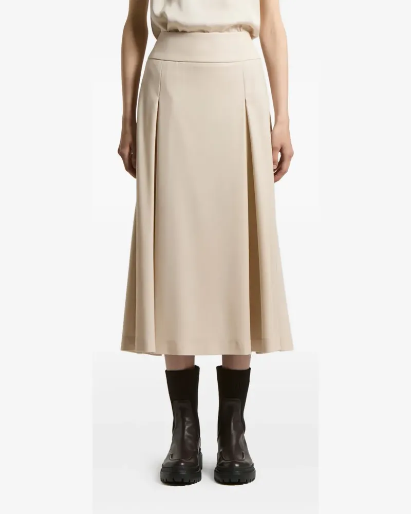 Peserico Midirock mit Falten - Nude Nude