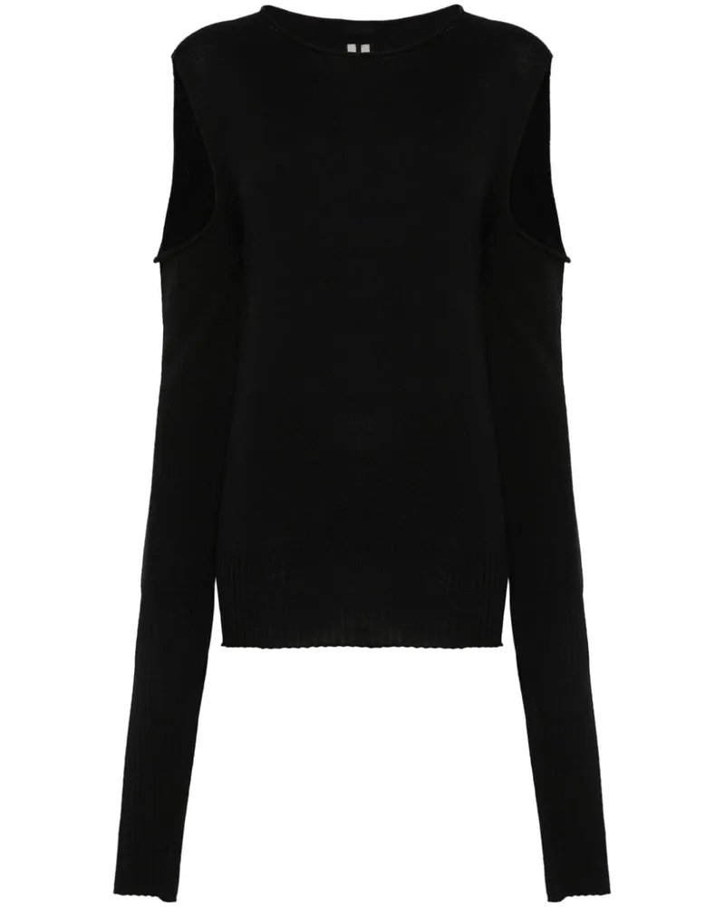 Rick Owens Pullover mit Cape-Ärmeln - Schwarz Schwarz