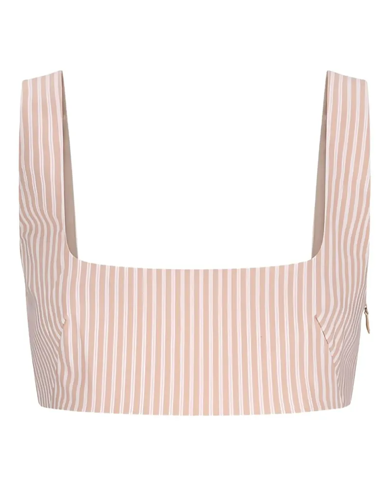 ANDAMANE Gestreiftes Bralet mit eckigem Ausschnitt - Rosa Rosa