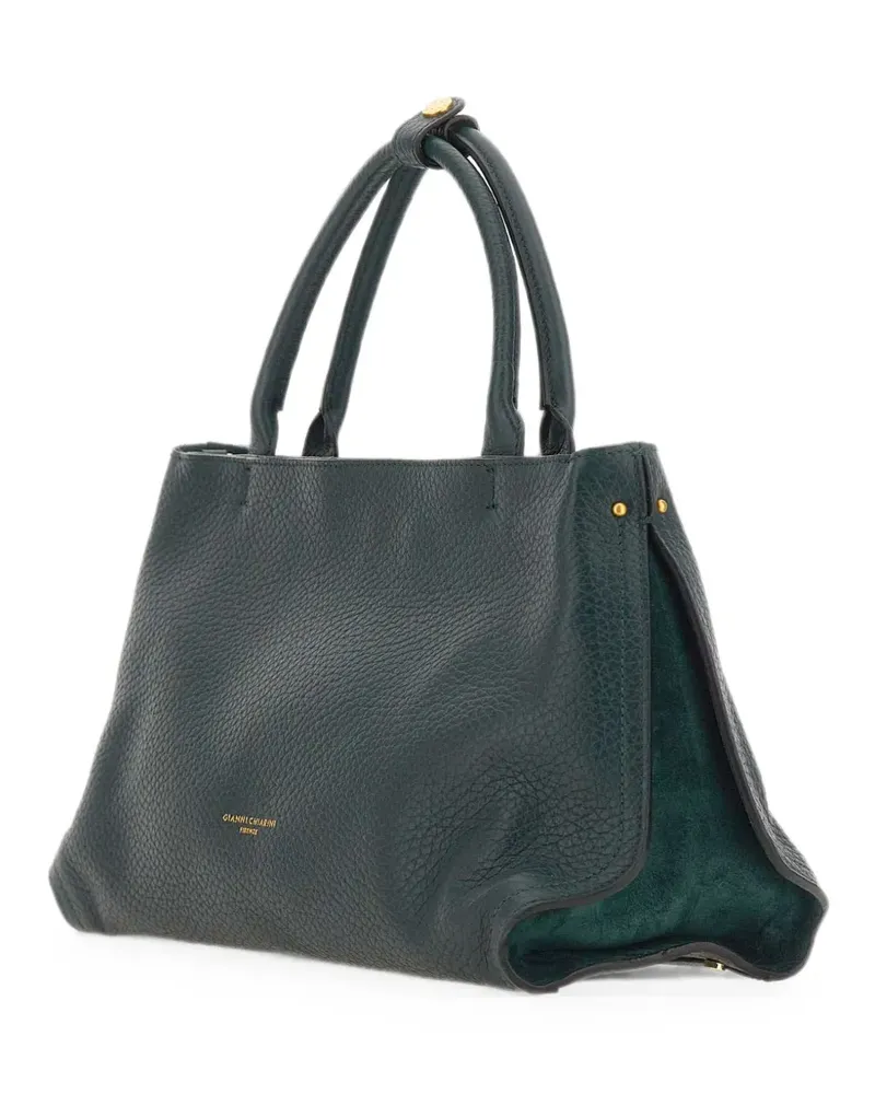 Gianni Chiarini Amal hammered leather tote bag - Grün Grün