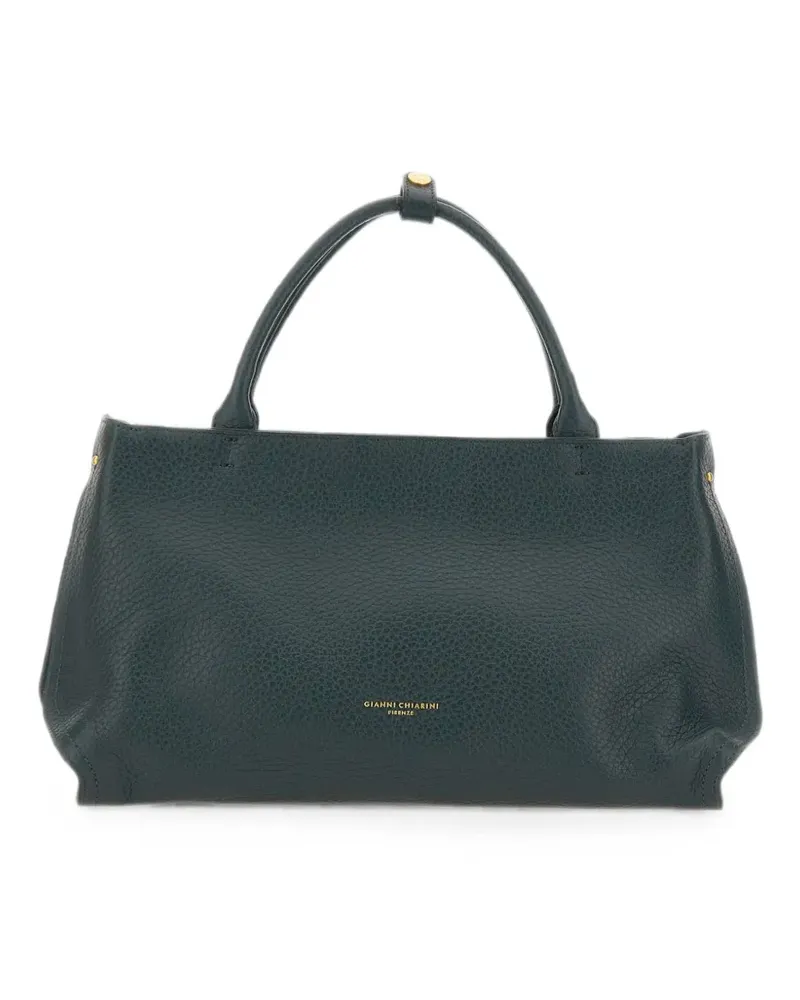 Gianni Chiarini Amal hammered leather tote bag - Grün Grün