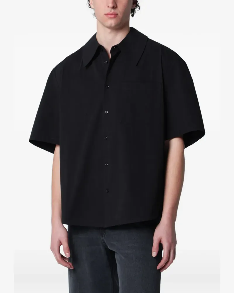 Séfr Waylon Hemd - Schwarz Schwarz