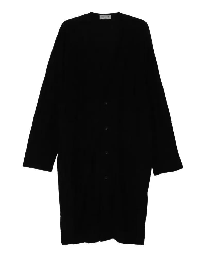 Yohji Yamamoto button quilted jacket - Schwarz Schwarz