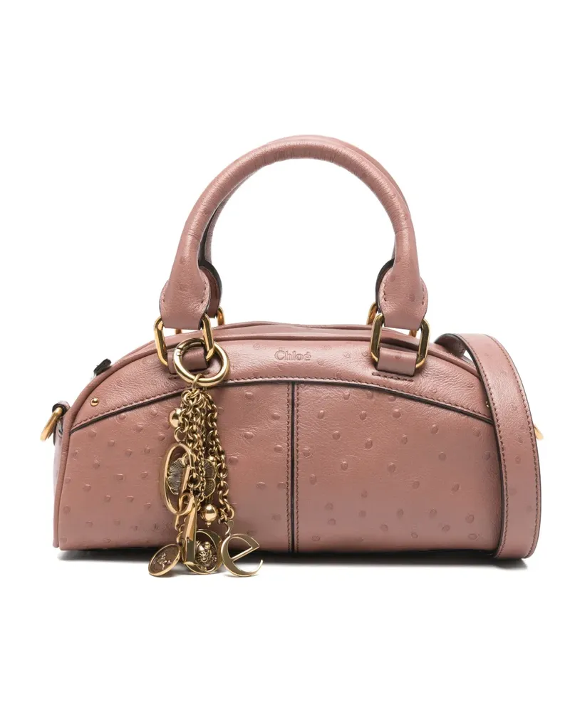 Chloé small charms top-handles tote bag - Rosa Rosa