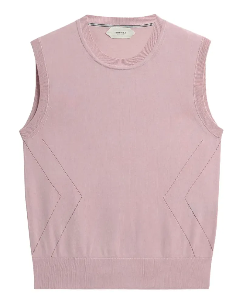 Pringle of Scotland pointelle-knit vest - Rosa Rosa