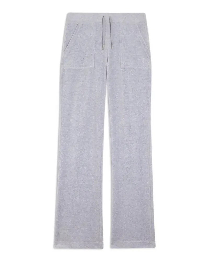 Juicy Couture Del Ray Jogginghose mit Samtstruktur - Grau Grau