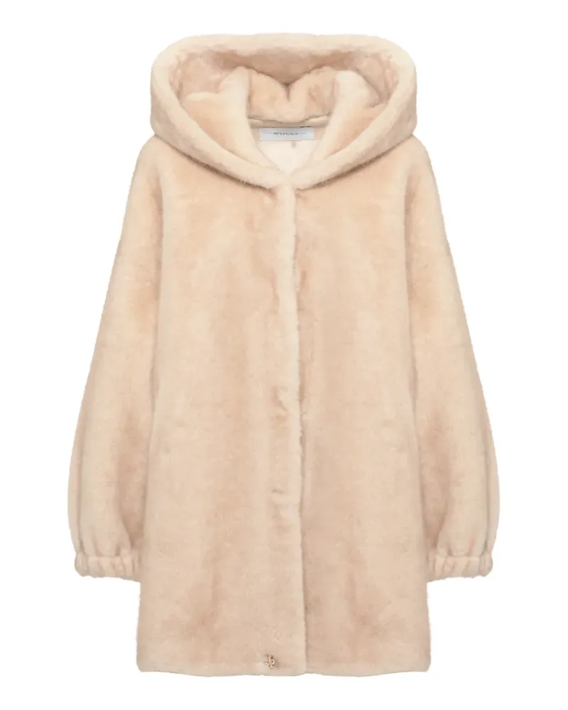 Bully hooded faux-fur coat - Nude Nude