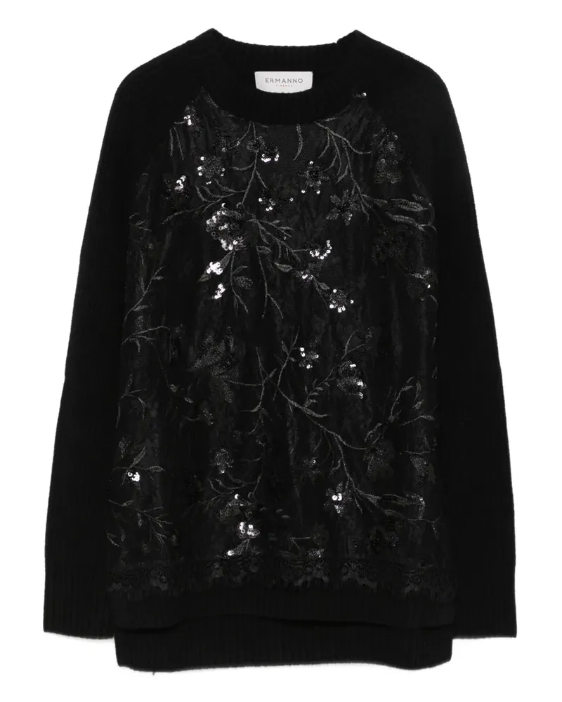 Ermanno Scervino sequin-embellished sweater - Schwarz Schwarz