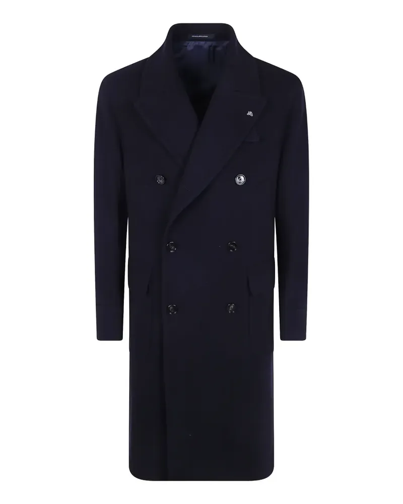 Tagliatore Doppelreihiger Mantel - Blau Blau