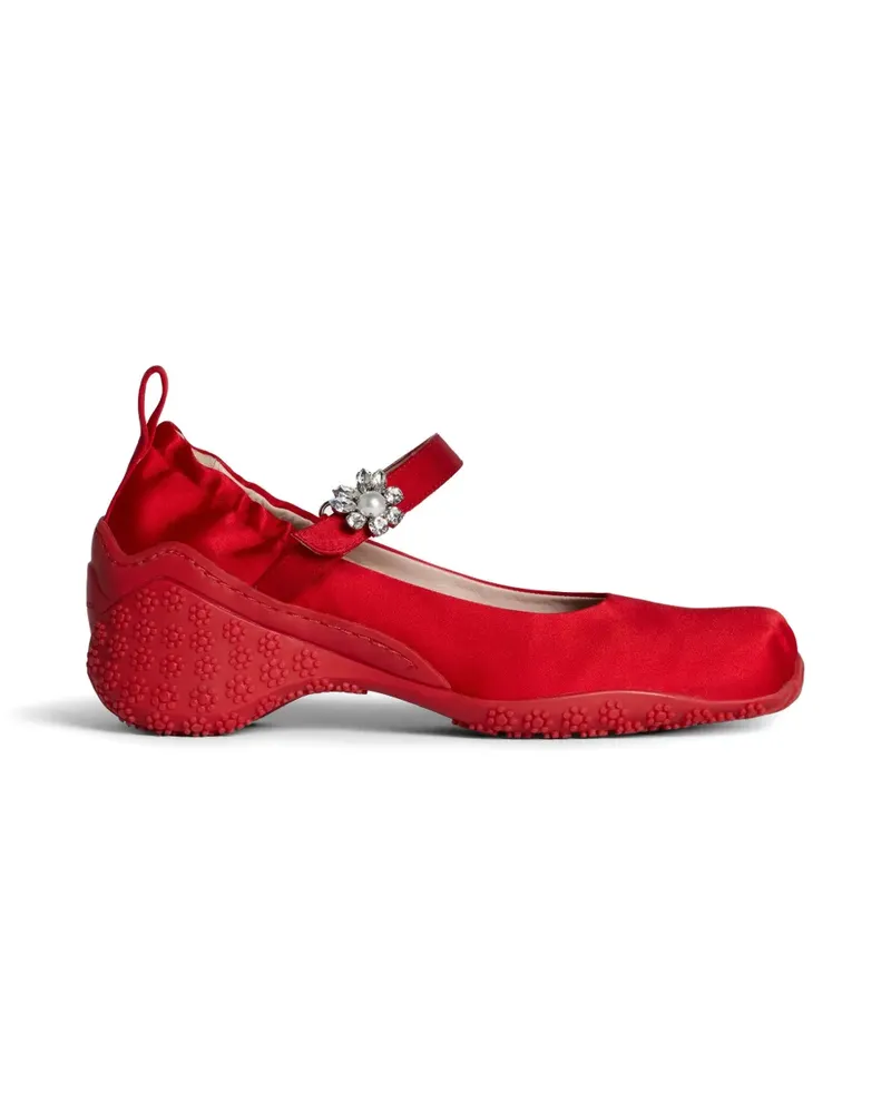 Simone Rocha Pumps mit Kristallen - Rot Rot