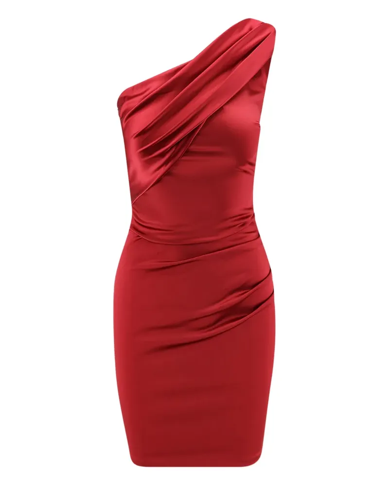 Chiara Boni Zenax one-shoulder draped mini dress - Rot Rot