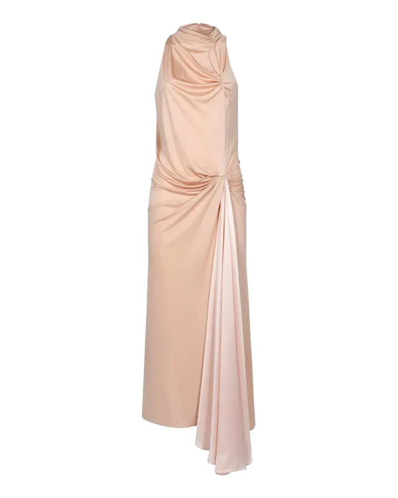 Valentino Garavani draped asymmetric-hem dress - Rosa Rosa