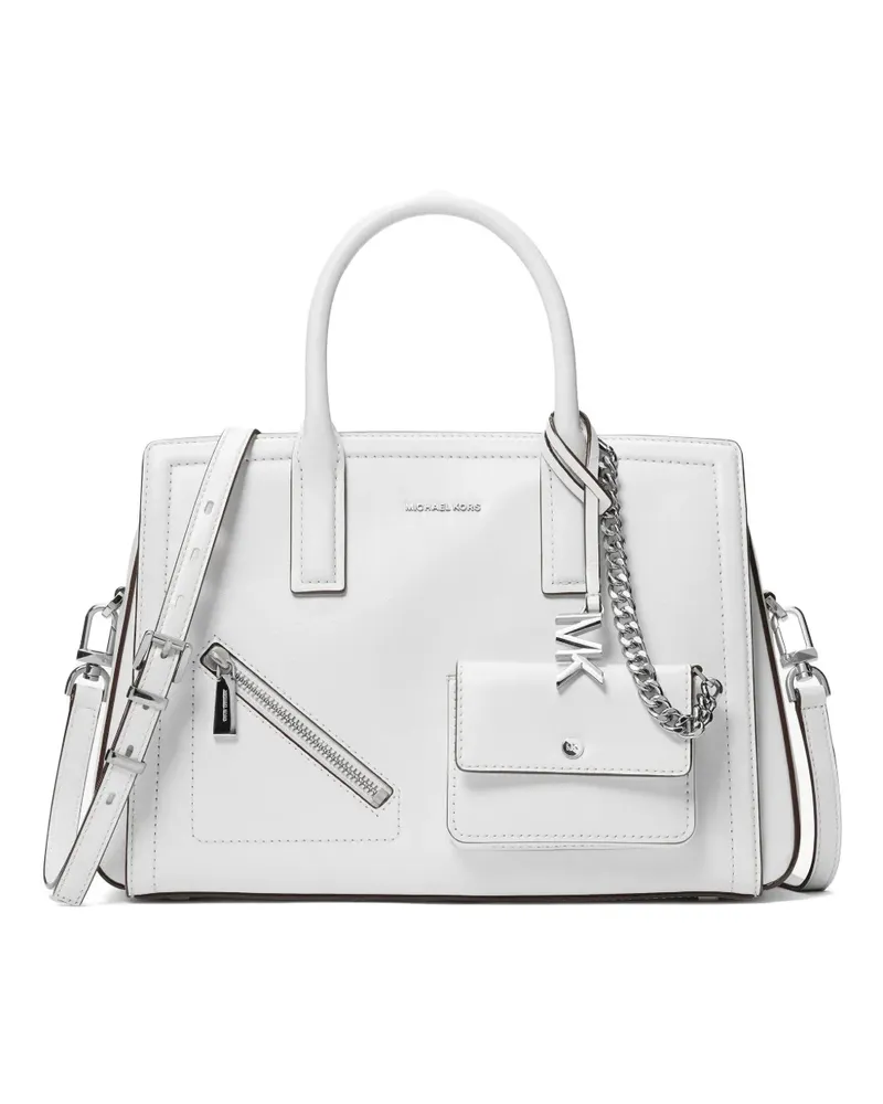 Michael Kors logo-charm tote bag - Weiß Weiß