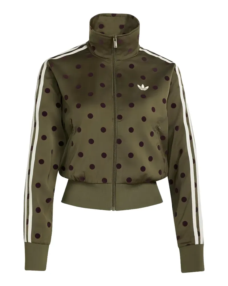 adidas polka-dot satin sweatshirt - Grün Grün