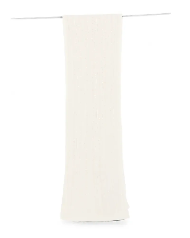 Liviana Conti ribbed-knit scarf - Nude Nude