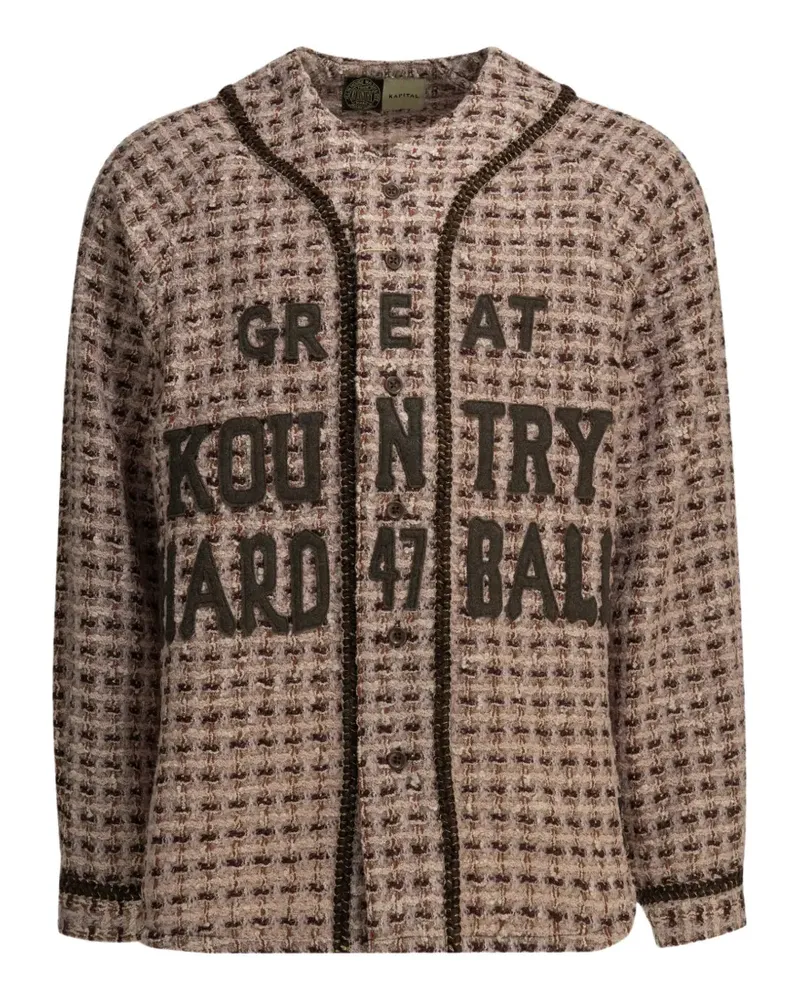 KAPITAL bouclé shirt - Rosa Rosa